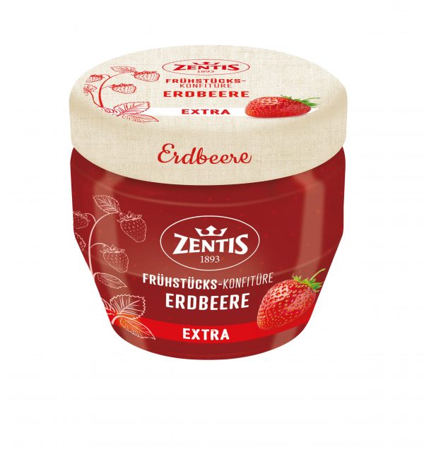 4002575629057 Frühstücks-Konfitüre Extra 230g, Erdbeere