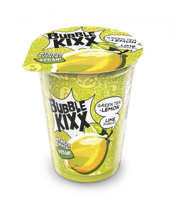 42468936 Bubble TEA Bubble KIXX 400ml, Lemon mit Lime Bubbles