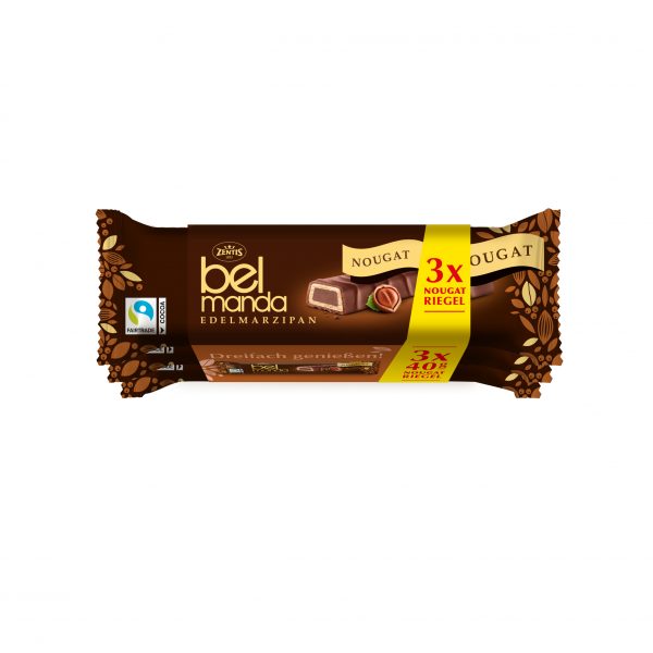 4062432004700 Zentis Belmanda 40g, Nougat, 3x40g Mulitpack